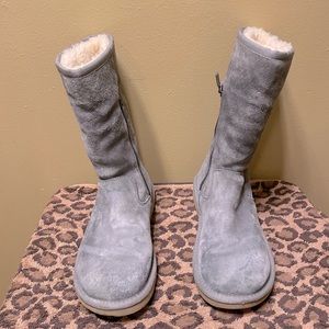 Classic gray UGG boots